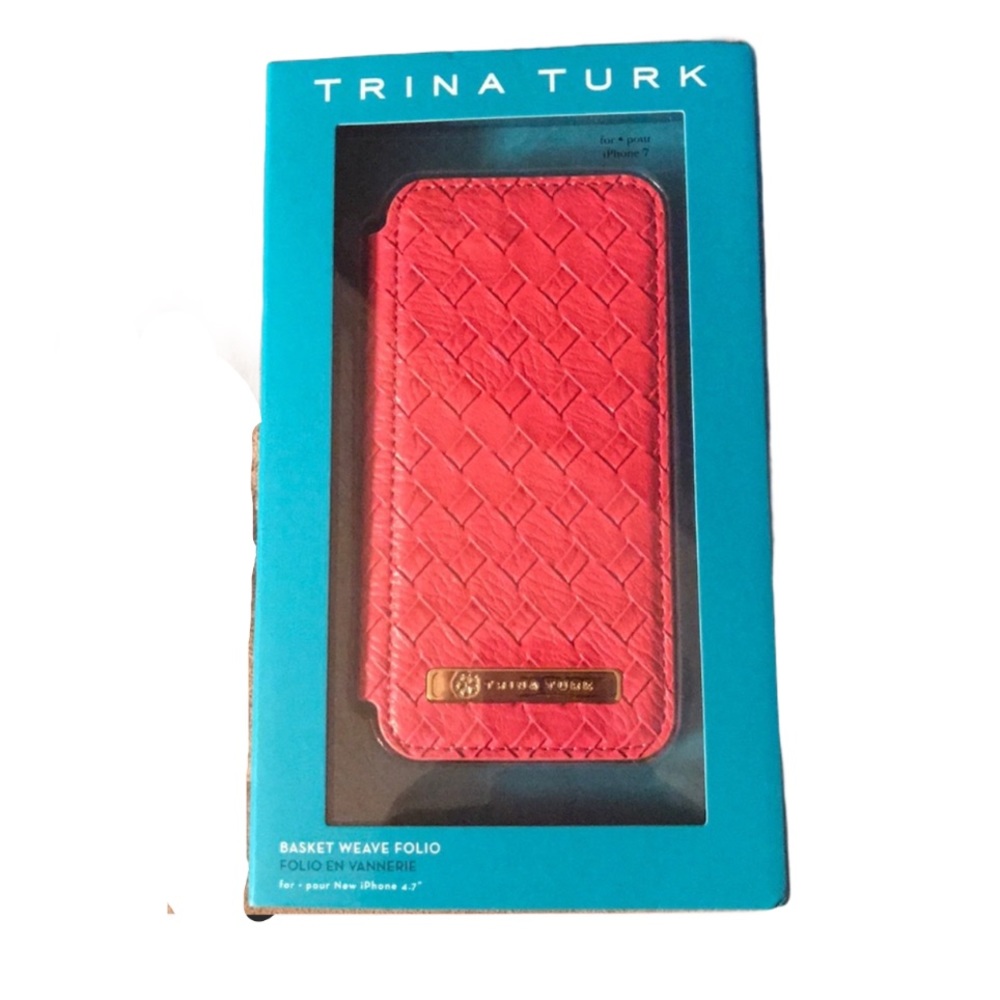 Trina Turk Basket Weave Folio iPhone 7 Case